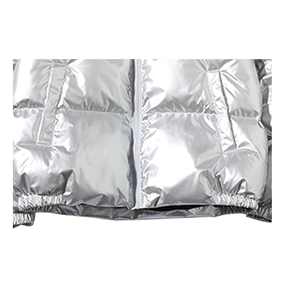 เสื้อแจ็คเก็ตกันน้ำสำหรับผู้ชายแฟชั่นฤดูหนาว สวมใส่กลางแจ้ง ทำงาน ออกกำลังกาย หรือพักผ่อน มีฮู้ด บุนวมหนานุ่ม เงางาม ขายส่ง - Product Image 4