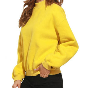 Moda suelta cómoda Casual Girls Stripe mujer sudadera con bolsillos señoras liso cuello redondo sudaderas - Product Image 6