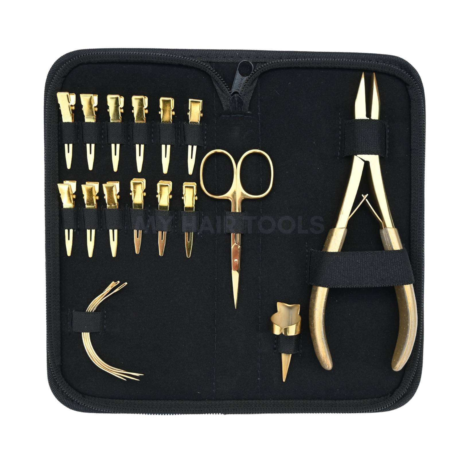 ชุดอุปกรณ์ต่อผมสีทอง