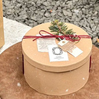 Kotak Kraft Kemasan Kustom dengan Laminasi Matt dan Kertas Kraft untuk Produk Roti & Makanan Bahan Daur Ulang dan Embossing