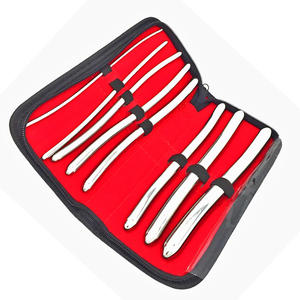 Nuevo juego de sonidos de dilatador 8-Hegar, instrumentos quirúrgicos de grado premium de 7,5 \ "para pinzas manuales de ginecología, tijeras de acero inoxidable - Product Image 5