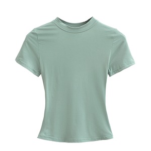 T-shirts moulants personnalisés en modal confortable pour femmes - Product Image 4