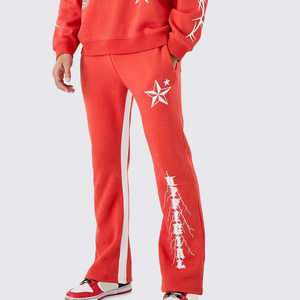 Moda hombre algodón chándal logotipo personalizado peso pesado impreso Sudadera con capucha y pantalones de chándal elegante casual streetwear al por mayor - Product Image 6