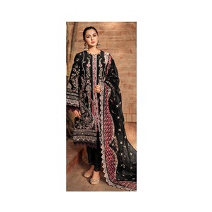 Traje de terciopelo de colección de invierno de diseñador de aspecto elegante para ocasiones de boda y fiesta disponible a precio a granel - Product Image 1