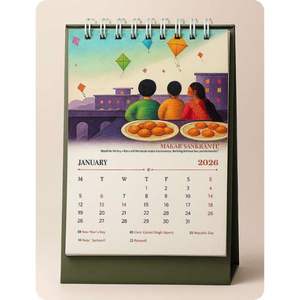 <b>Plantable</b> <b>Paper</b> Desk Calendar Sustainable Office & Home Design with <b>Seeds</b> Best Wholesale Price Printed Calendar - Product Image 2