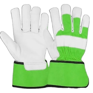 Gants de sécurité confortables en cuir de chèvre, résistants, pour travaux de jardinage, doux, usage personnel, anti-vibrations, anti-statiques - Product Image 4