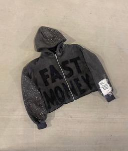 Sweatshirts et sweats à capuche surdimensionnés unisexe en coton teint uni 420 g/m² pour l'hiver décontracté et l'automne pour femmes - Product Image 6