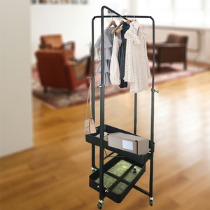 Industrial Style Metal <b>Cloth</b> Coat Rack for Home for Entryway Bedroom and Living Room Furnishing - Product Image 6