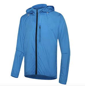 Mens <b>Summer</b> Waterproof Skin <b>Jacket</b> Lightweight Windbreaker <b>for</b> Running & Outdoor <b>Sports</b> - Product Image 4