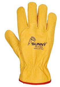 Cowhide Leather Work <b>Gloves</b> Driver <b>Gloves</b> Multifunction Truck Warehouse <b>Garden</b> Farm <b>Men</b> Women Yard Work <b>Gloves</b> Outdoor - Product Image 3