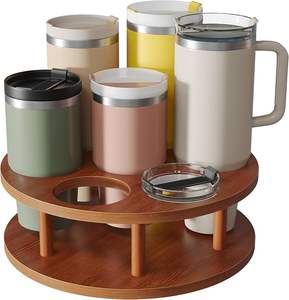 Soporte de botellas de madera de gran tamaño para el hogar y el hotel, artículos de fiesta, uso decorativo para la pared de la sala de beber, soporte para artículos de bar - Product Image 1