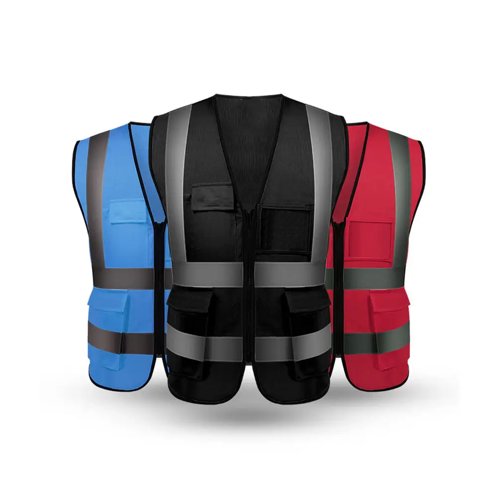 Customized Logo Reflective Belts Adjustable High Visibility Safety Elastic Reflective Running Vest