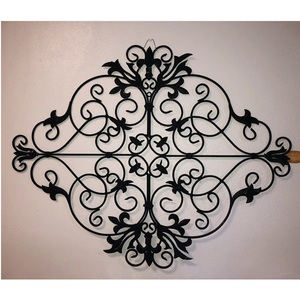 Fer macramé salon décoration murale panneau métal Ginkgo mur Arts moderne conçu décor à la maison suspendus Arts muraux - Product Image 2