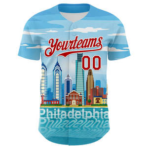 Authentic <b>baseball</b> <b>jersey</b> wholesale <b>bulk</b> supplier breathable moisture resistant quick dry durable lightweight comfort for sports - Product Image 5