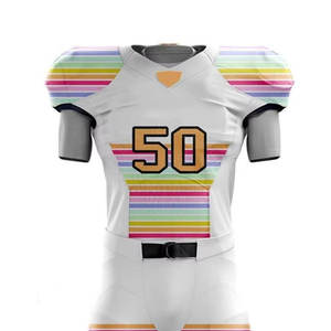 Ensemble d'uniformes de football américain de style professionnel pour les équipes organisées, conçu avec des matériaux sportifs durables - Product Image 3