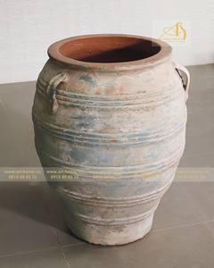 Atlantis AN066H72GR Maceta de cerámica verde Premium Acabado galvanizado para el hogar Plantas de interior Mini Paisajes Macetas - Product Image 6