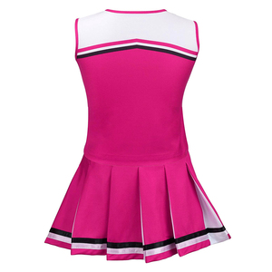 Uniforme de cheerleading professionnel sur mesure rose et blanc pour les équipes de cheerleading scolaires, les spectacles de danse et les événements sportifs - Product Image 3