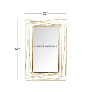 กระจกติดผนังชุบทองเพื่อการตกแต่งภายในบ้านและโรงแรมดีไซน์สวยที่สุดมีความต้องการสูง - Product Image 6