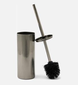 Porte-brosse de toilette en métal au design compact pour les petites zones de salle de bain, assurant un gain de place et un aspect propre - Product Image 6