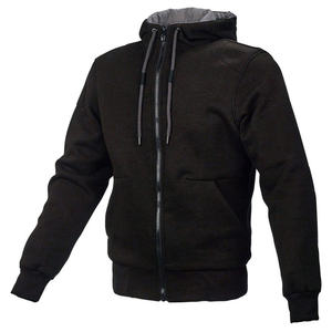Sweat à capuche zippé en coton de haute qualité, sweat à capuche épais et surdimensionné à double fermeture éclair, sweats à capuche personnalisés avec fermeture éclair complète pour hommes - Product Image 3