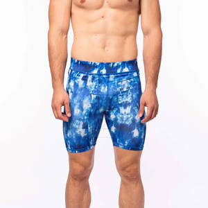 กางเกงขาสั้นผู้ชายแบบรัดรูป ผ้าแห้งเร็ว ยืดหยุ่น เหมาะสำหรับออกกำลังกาย ฟิตเนส และการฝึกซ้อม - Product Image 4