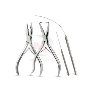 ชุดอุปกรณ์ต่อผม,ชุดเครื่องมือต่อผมอเนกประสงค์คีมยืดผมสแตนเลส - Product Image 1