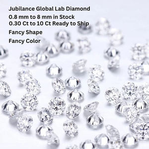 Diamantes pulidos sintéticos cultivados en laboratorio HPHT sueltos de quilates redondos TCW 1,30 de 1,35mm a 1,00mm de color VVS a VS - Product Image 2