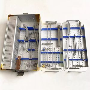 Juego de Instrumentos Quirúrgicos de Acero Inoxidable Reutilizables para Bloqueo de Fragmentos Pequeños y Sin Bloqueo, Set Completo para Trauma Ortopédico - Product Image 3