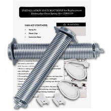 12004119 for Bosch Dishwasher <b>Door</b> <b>Spring</b> Kit Electric Parts Compatible with for Bosch Dishwashers Replaces AP5953108 PS10061222 - Product Image 2