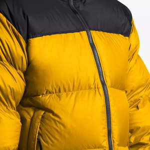 Wholesale Outdoor Solid Color Winter Coat Warm Thick Men's <b>Jacket</b> Coat Custom Logo Puffer <b>Jacket</b> - Product Image 5
