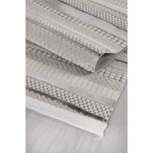 Alfombra Netline BY045, Diseño Moderno Gris, Polipropileno y Poliéster Duraderos, Fácil de Limpiar, Antideslizante, para Uso Doméstico - Product Image 5