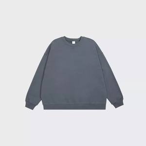 Trajes de sudor de gran tamaño personalizados para mujer Camisas de Otoño de manga larga de ajuste suelto Ropa de invierno teñida lisa - Product Image 6