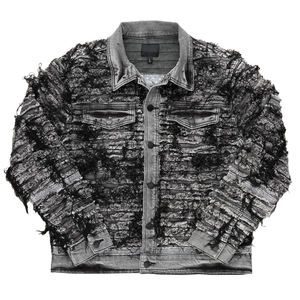 Wholesale Clothing Manufacturer <b>Men's</b> Distressed <b>Denim</b> <b>Jacket</b> Factory Made New Fashion <b>Men</b> <b>Denim</b> <b>Jacket</b> - Product Image 5