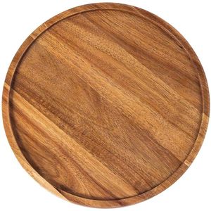 Platos de madera de alta demanda con forma redonda pulida, platos para servir alimentos hechos a mano a la venta por exportadores indios - Product Image 3
