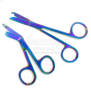 กรรไกรผ่าตัดแบบแมนนวลทำจากสเตนเลสแม่นยำตัดขอบคมน้ำหนักเบาทนทานเป็นมิตรกับสิ่งแวดล้อมผ่านการรับรอง CE สำหรับการใช้งานทางการแพทย์ - Product Image 5