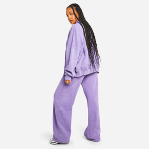 Slim Fit Hooded Casual Printed Solid <b>Pattern</b> Cotton <b>Women's</b> Tracksuit Winter Outdoor Breathable <b>Fleece</b> Pullover Streetwear OEM - Product Image 4