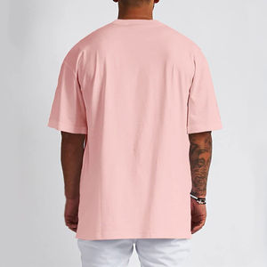 Nouvelle tendance Baggy t-shirt pour hommes en gros de haute qualité plaine mince coupe ample multicolore tenue décontracté coton t-shirt pour hommes - Product Image 4