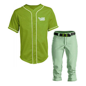 Vêtements de sport de baseball légers et respirants personnalisés, fourniture directe par le fabricant, vente en gros d'uniformes d'équipes de clubs de jeunes - Product Image 1