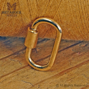 Mousqueton en or 14 carats pour la recherche de composants de bijoux, connecteur de bijoux fait main de qualité supérieure. - Product Image 4