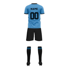 Tenues de football personnalisables unisexes pour adultes, manches courtes, 100% polyester, ensembles d'équipe - Product Image 6