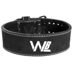 Ceinture de musculation en cuir de haute qualité 10 mm, antidérapante, écologique, sur mesure pour hommes et femmes, soutien dorsal pour la musculation, la remise en forme et la salle de sport - Product Image 1
