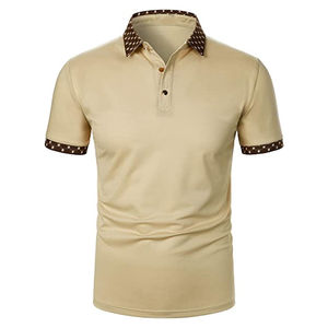 Color sólido de calidad superior de los hombres cómodos para Polos buena venta de desgaste exterior con diseño en blanco servicio del OEM - Product Image 3