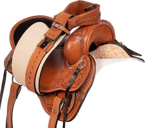 Conjunto de Cabezada para Equitación, Cuero Genuino, Resistente, Estilo Occidental, Tamaño Personalizado Disponible, Precio al por Mayor - Product Image 4