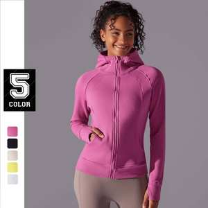 Sudadera con Capucha de Felpa Gruesa Personalizada de Moda Otoño Invierno, 100% Algodón, Cálida, con Cremallera, Suave, para Mujer, Lavado Ácido, Secado Rápido - Product Image 5