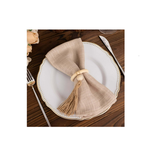 Housewarming <b>wood</b> bead <b>napkin</b> <b>ring</b> Gift Table Setting Wedding Party Decor Accessories <b>Napkin</b> Holder <b>Wood</b> <b>Napkin</b> <b>Rings</b> - Product Image 3