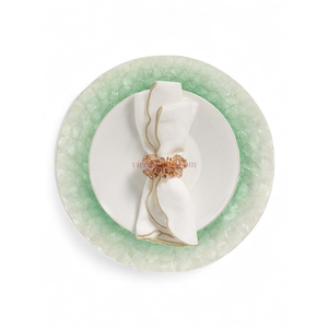 Factory Direct <b>Round</b> Capiz <b>Placemat</b> Made from Natural Shell for Wholesale Table Decor From Vietnam - Product Image 2