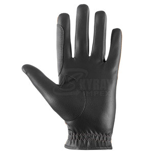 Gants d'équitation en cuir unisexes de haute qualité OEM au design unique pour la saison d'hiver à basse quantité minimale de commande - Product Image 3