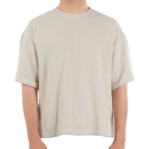 Loose Fit Men <b>Down</b> Shoulder Longline Plain Blank Lightweight 180 Gsm 100% Cotton O-Neck Anti-Pilling T-Shirt Men Clothes - Product Image 3