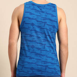 เสื้อกล้ามออกกำลังกายสไตล์ลำลองสำหรับผู้ชายเสื้อถักระบายอากาศแขนกุดน้ำหนักเบา - Product Image 3