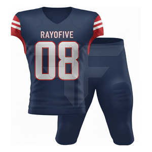 ชุดยูนิฟอร์มอเมริกันฟุตบอลสีพื้นหลากหลายสไตล์ ขาสั้น โพลีเอสเตอร์ 100% สำหรับผู้ใหญ่ ทั้งชายและหญิง พร้อมเทคโนโลยีซับลิเมชั่น แห้งเร็ว - Product Image 3